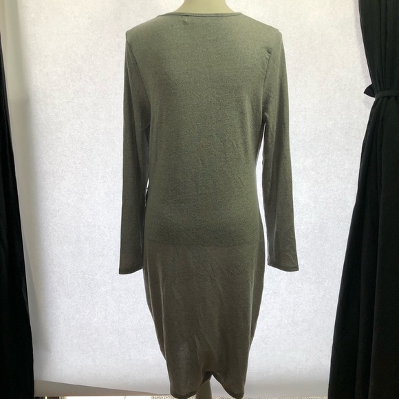 Amee Hanke gray dress long sleeve size 10 - Picture 4 of 6